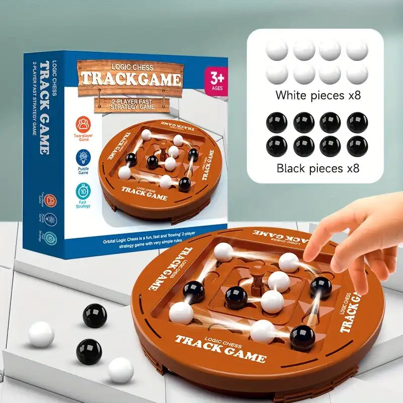 MEACAOFG Rotating four pieces spatial logic thinking training children students educational toys parent-child interaction desktop games