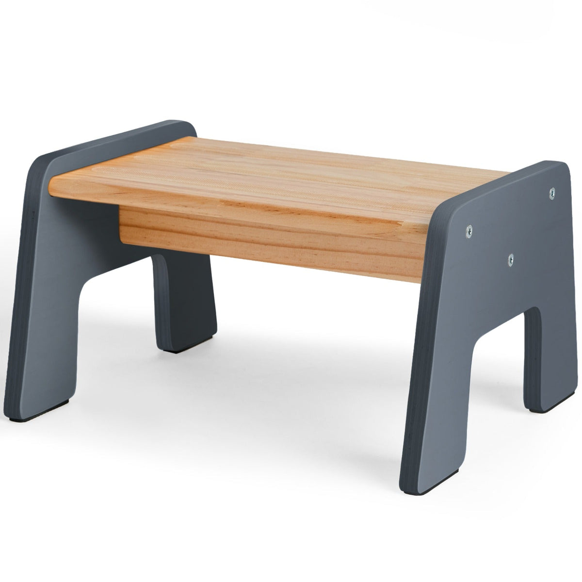 1-Step Wooden Stool for Kids(Multi-Purpose Step Stool for Kitchen, Bath, and Potty Training)