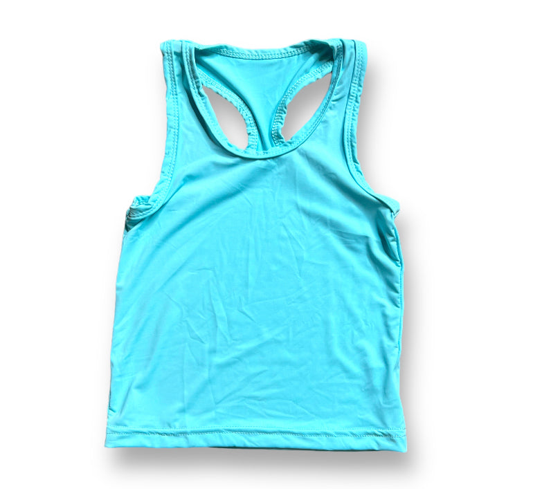 Light Blue Razorback Kid Tank