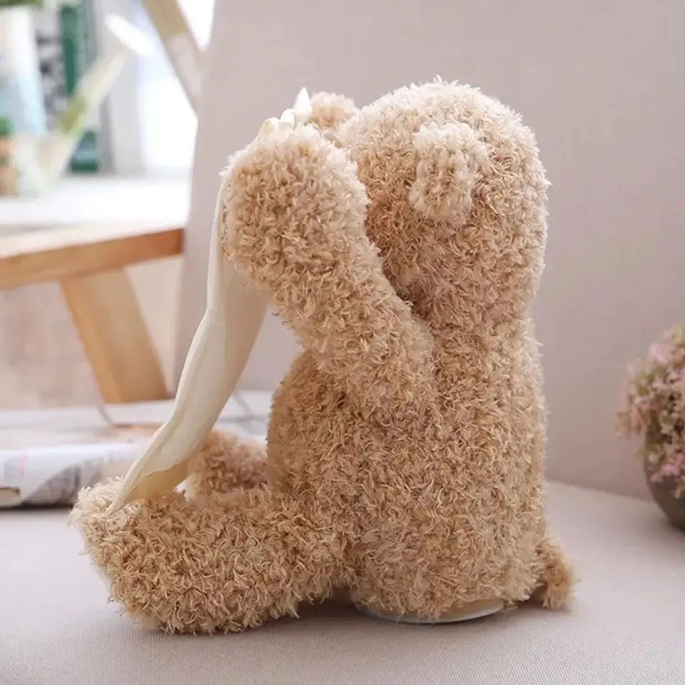 MEACAOFG Peekaboo Baby Bear Toy - Interactive Hide & Seek Plush Toy for Infants