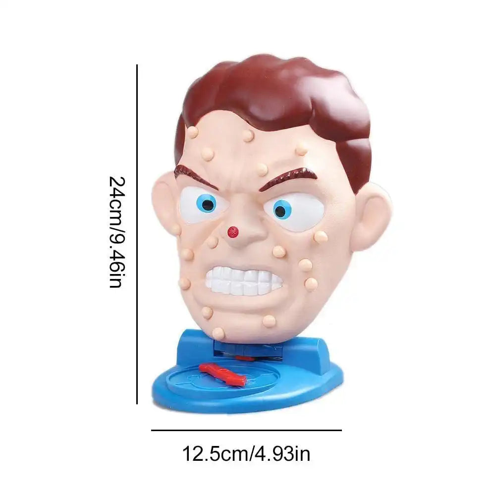 MEACAOFG Novelty toys simulation face squeeze pimple toys popping pimples parent-child board games funny family party games