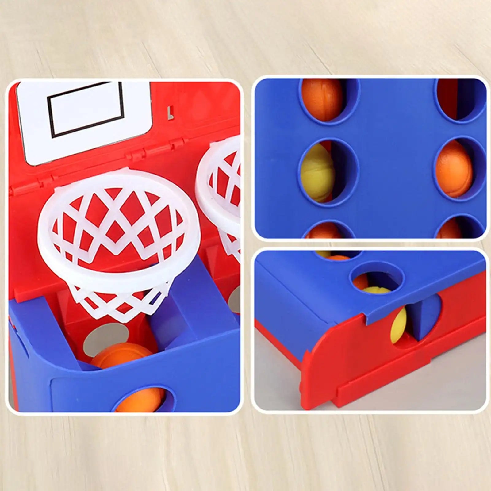 MEACAOFG- Mini Basketball Game Basketball Board Game Toys Tabletop Basketball Game for Kids and Adults Desktop Basketball Games Foosketball Games Office Desk for Adult Basketball Gifts for Boys 8-12