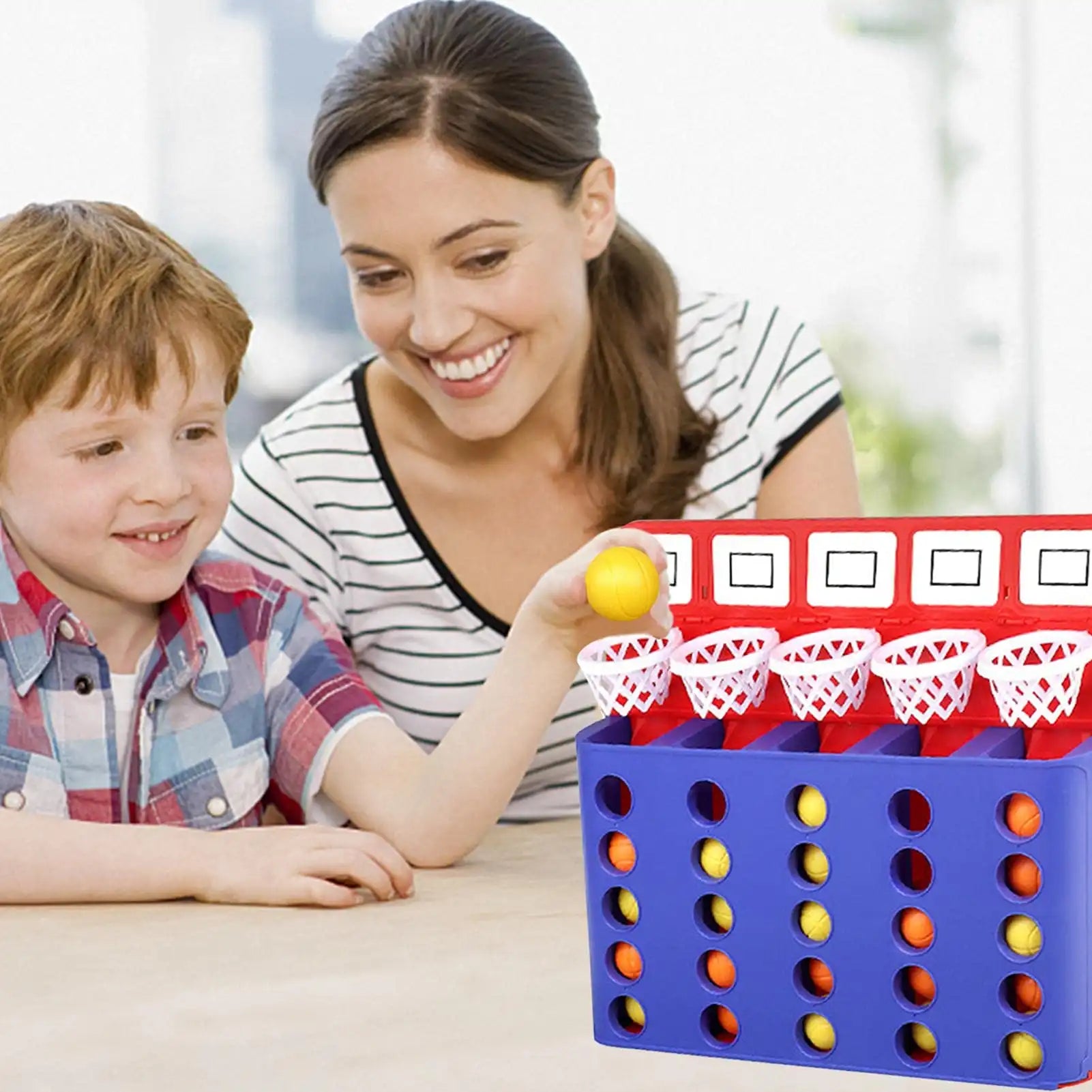 MEACAOFG- Mini Basketball Game Basketball Board Game Toys Tabletop Basketball Game for Kids and Adults Desktop Basketball Games Foosketball Games Office Desk for Adult Basketball Gifts for Boys 8-12