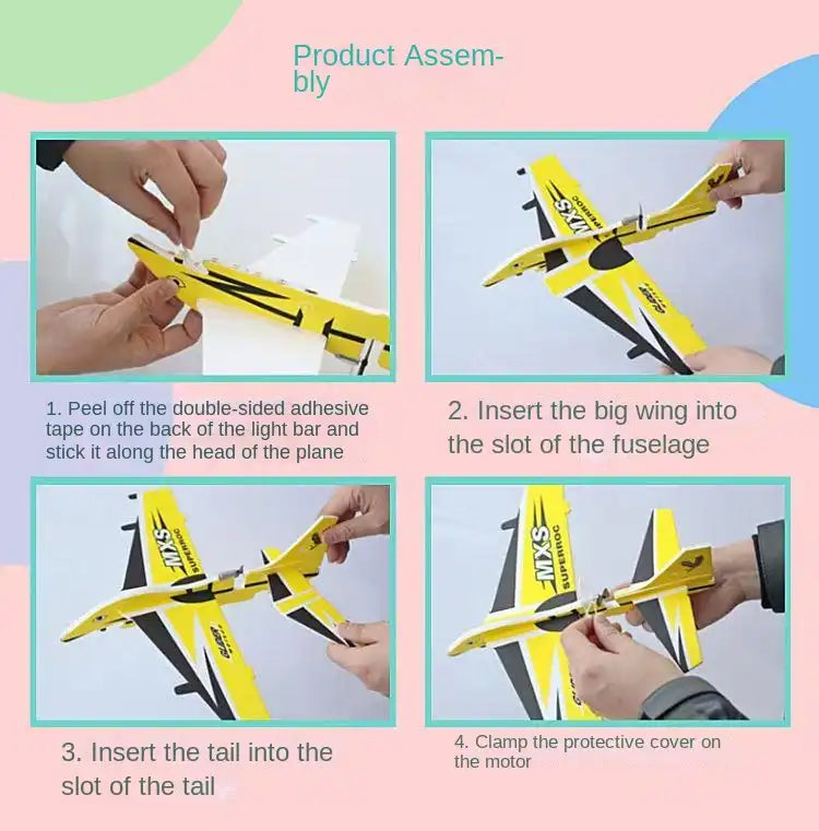 MEACAOFG Spring trip toys picnic play not tired of 11 years old campus entrance small 12 park rechargeable aircraft boys children outdoor