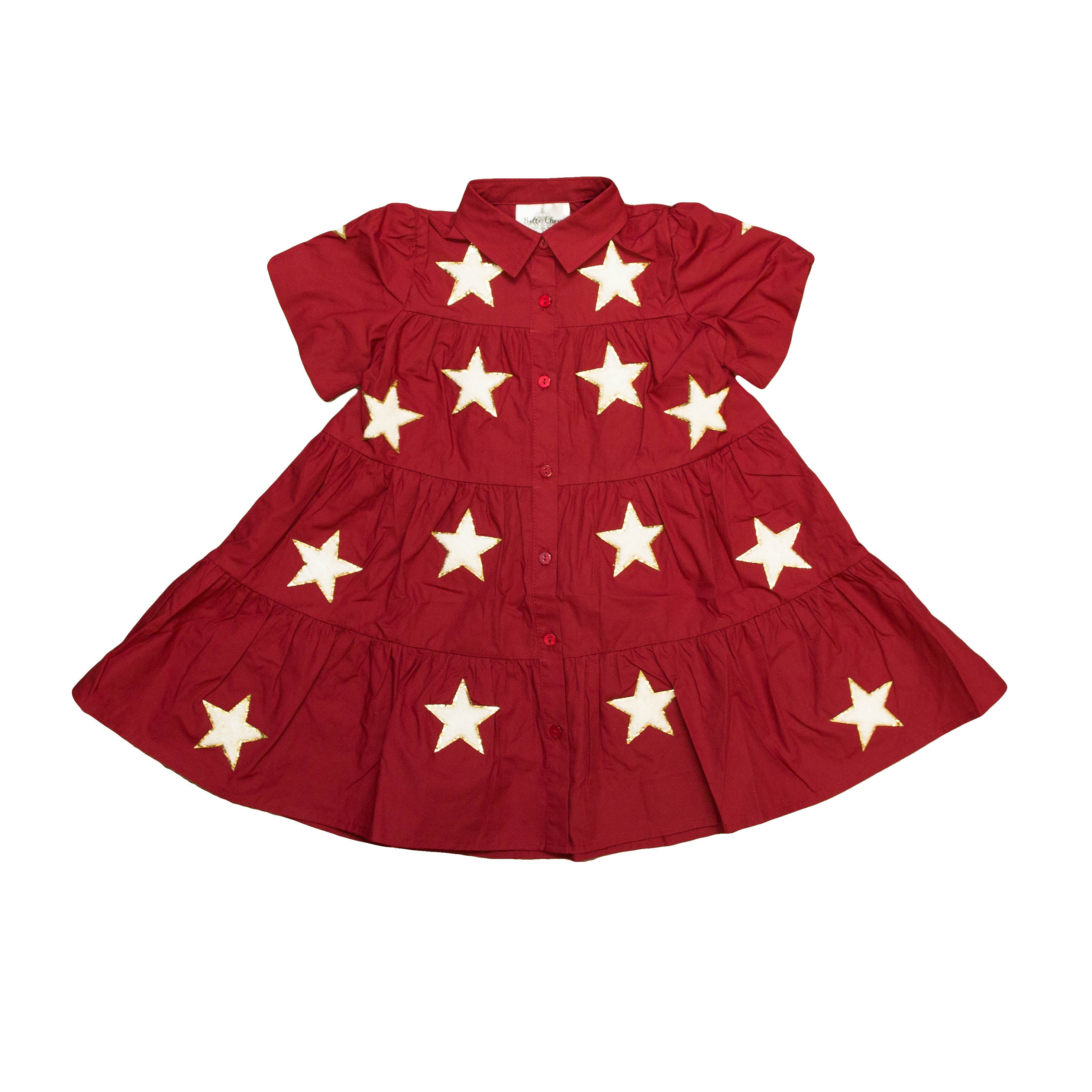 Maroon Star Adult Dress