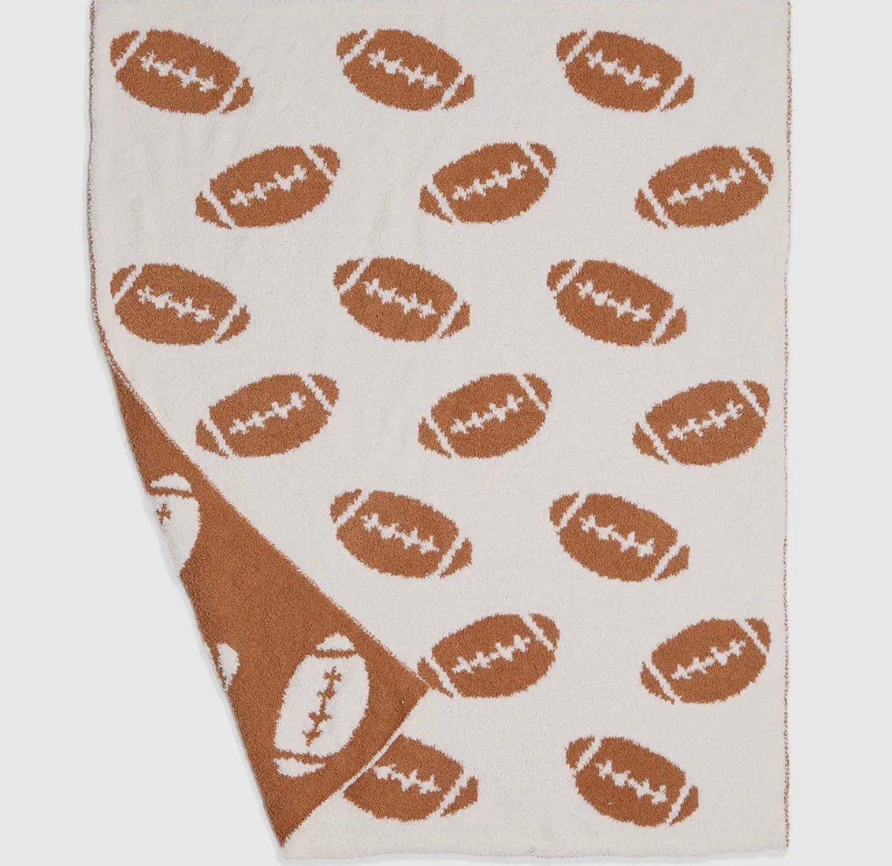 Luxury soft football blanket
