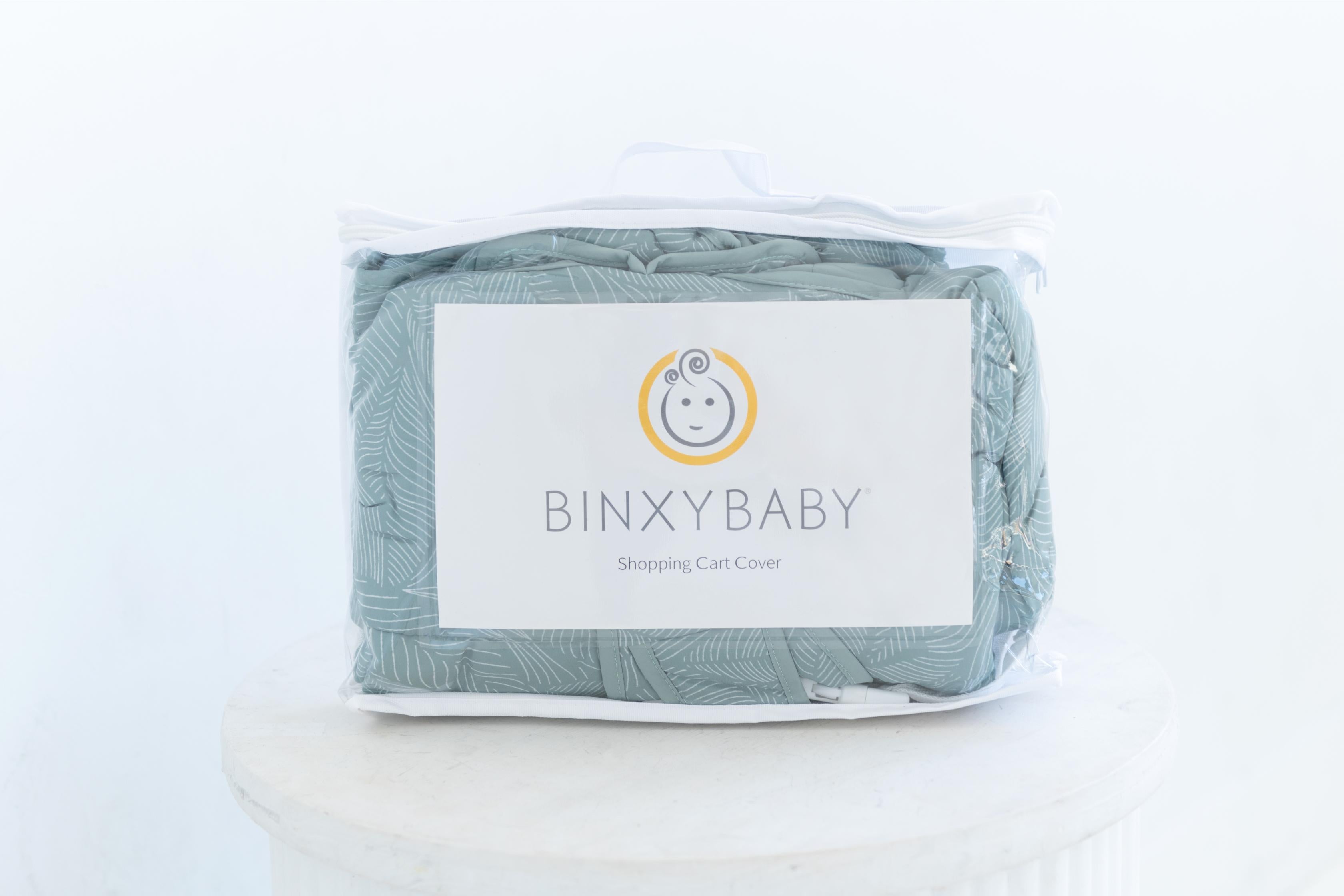 Baby Shopping Cart Cover | Sage Leaves