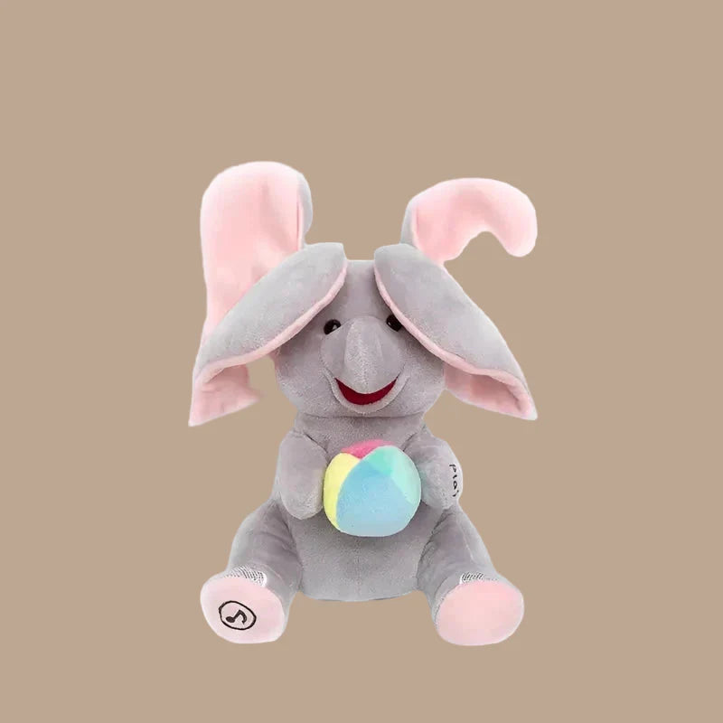 MEACAOFG Peekaboo Baby Bear Toy - Interactive Hide & Seek Plush Toy for Infants
