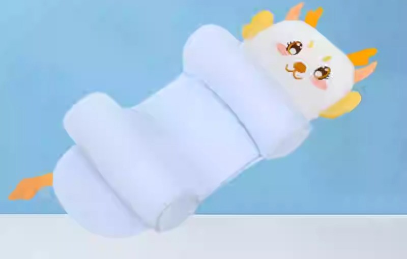 MEACAOFG™ Baby Stretchable Shape Memory Foam Pillow - Ergonomic Head Support for Infants 0-12 Months