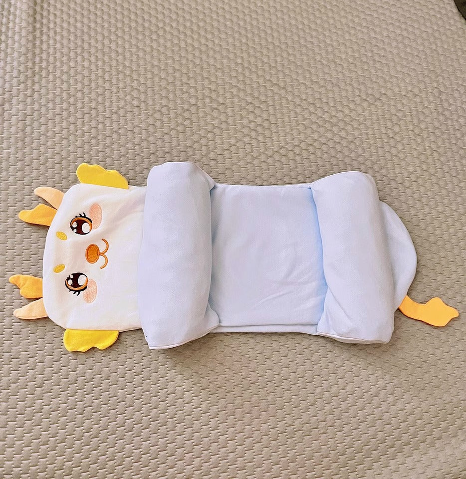 MEACAOFG™ Baby Stretchable Shape Memory Foam Pillow - Ergonomic Head Support for Infants 0-12 Months