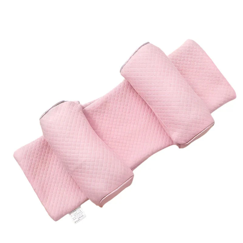 MEACAOFG™ Baby Stretchable Shape Memory Foam Pillow - Ergonomic Head Support for Infants 0-12 Months