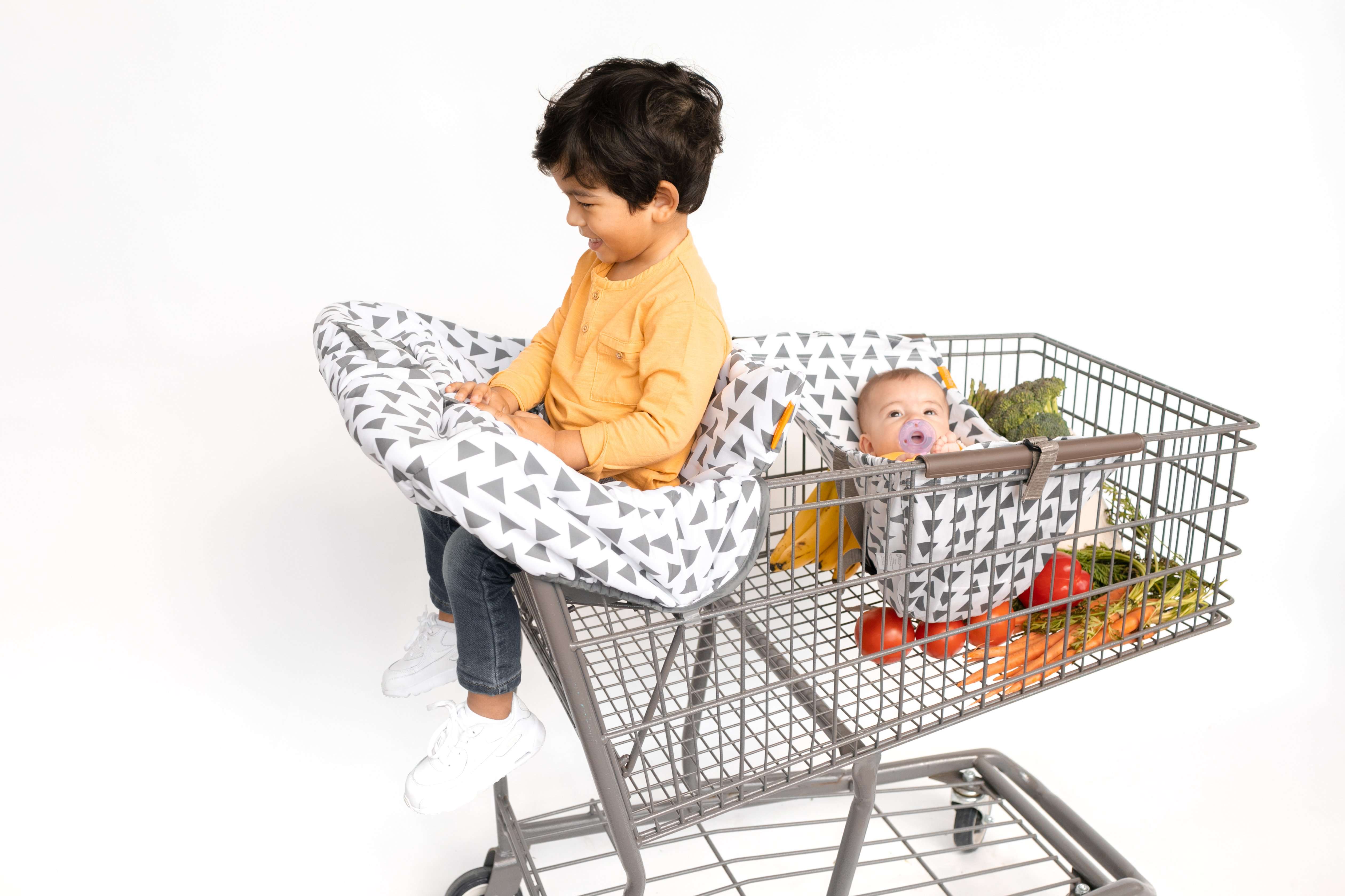 Baby Shopping Cart Cover | Triangles