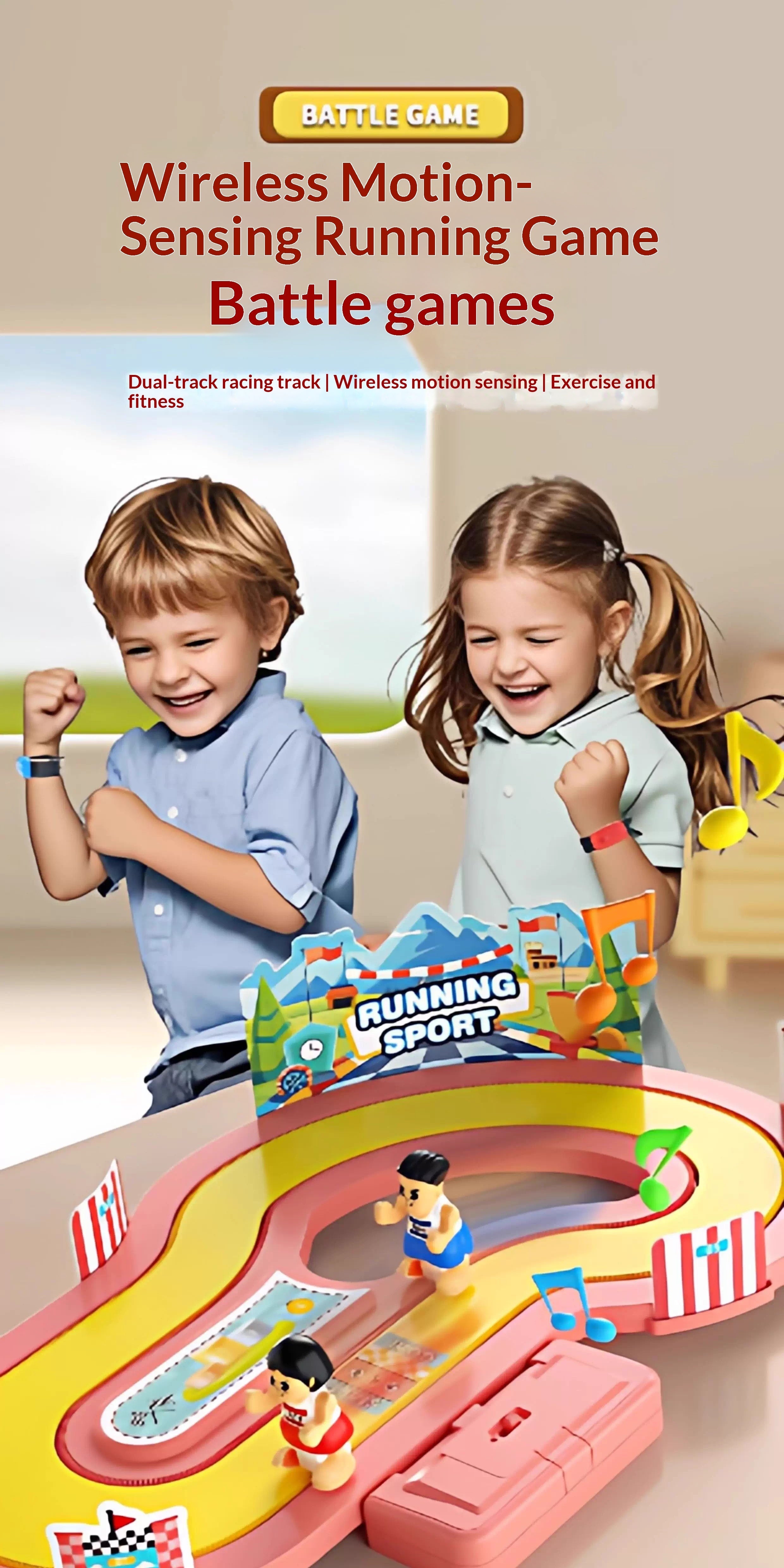 Double Match Running Game - Memory Training Interactive Toy for Kids | MEACAOFG