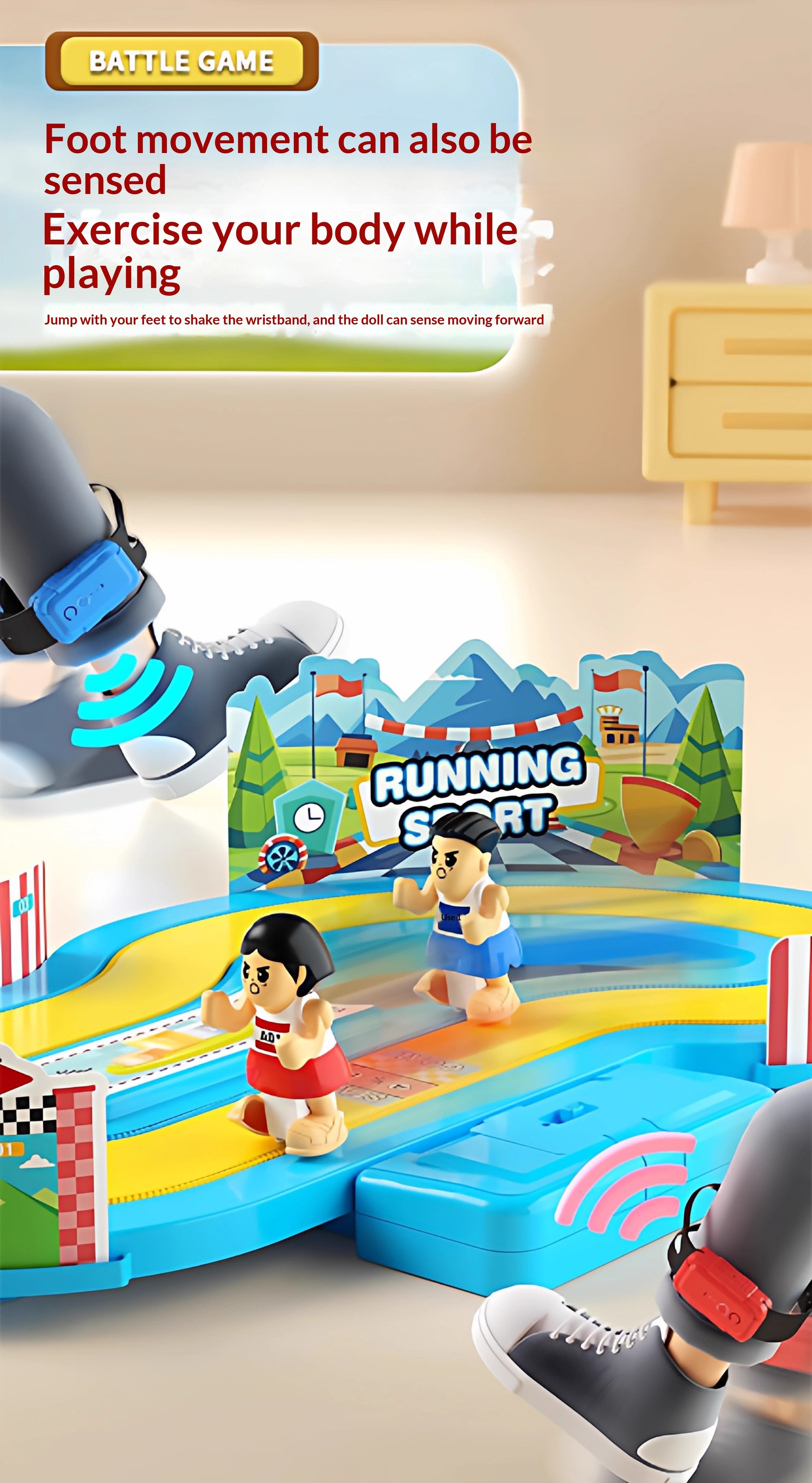 Double Match Running Game - Memory Training Interactive Toy for Kids | MEACAOFG