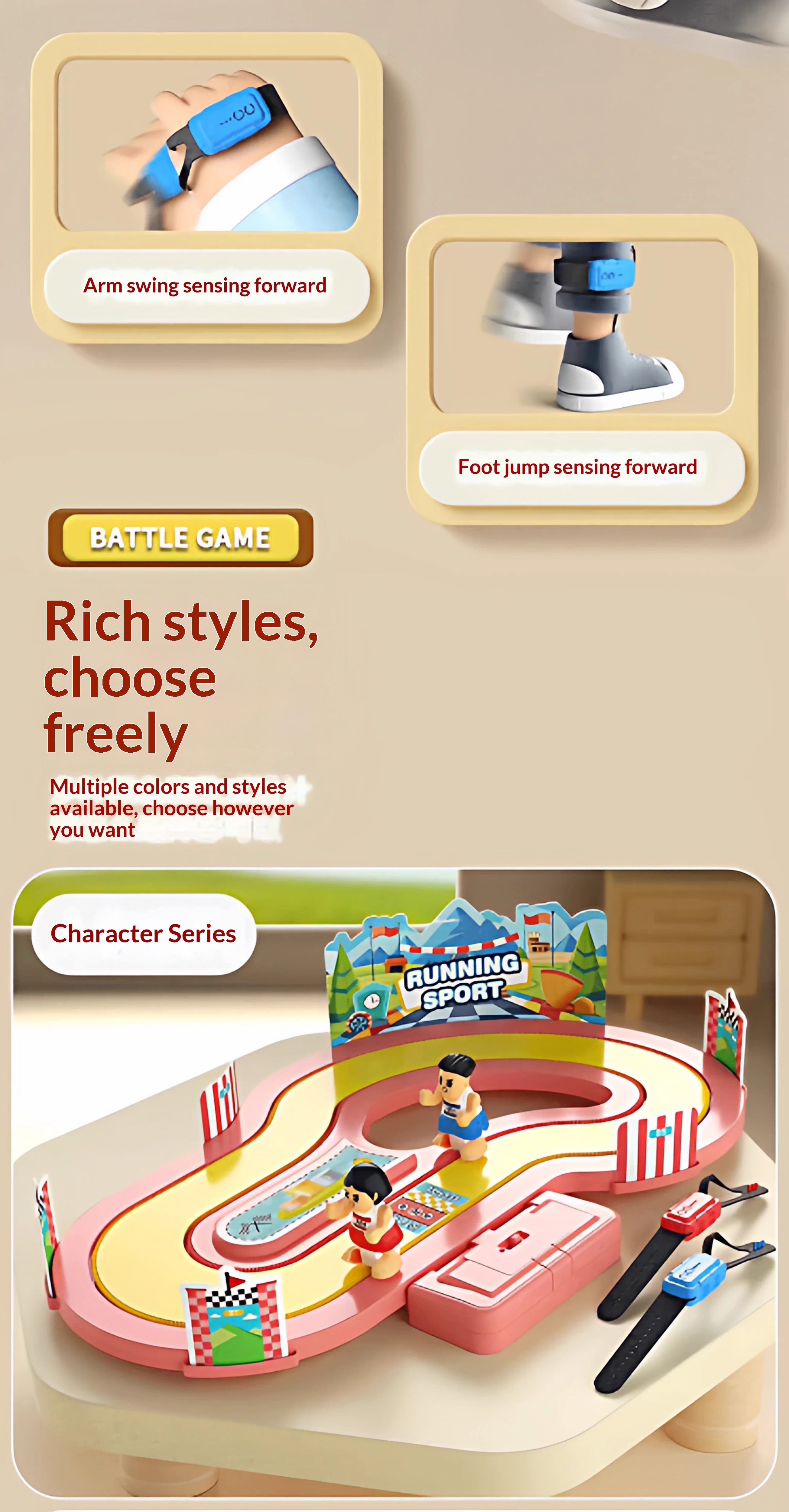 Double Match Running Game - Memory Training Interactive Toy for Kids | MEACAOFG