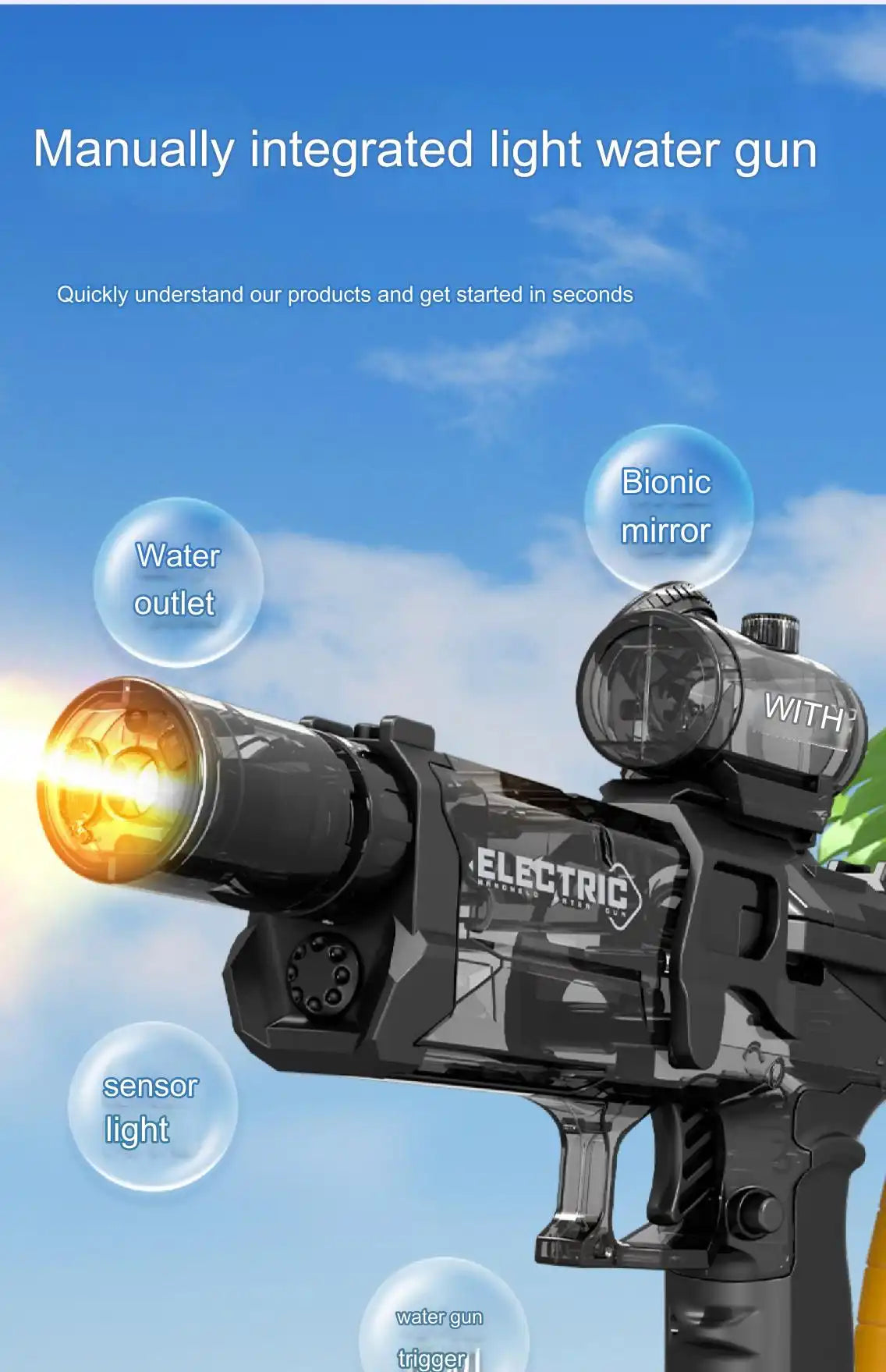 Electric water gun-MEACAOFG