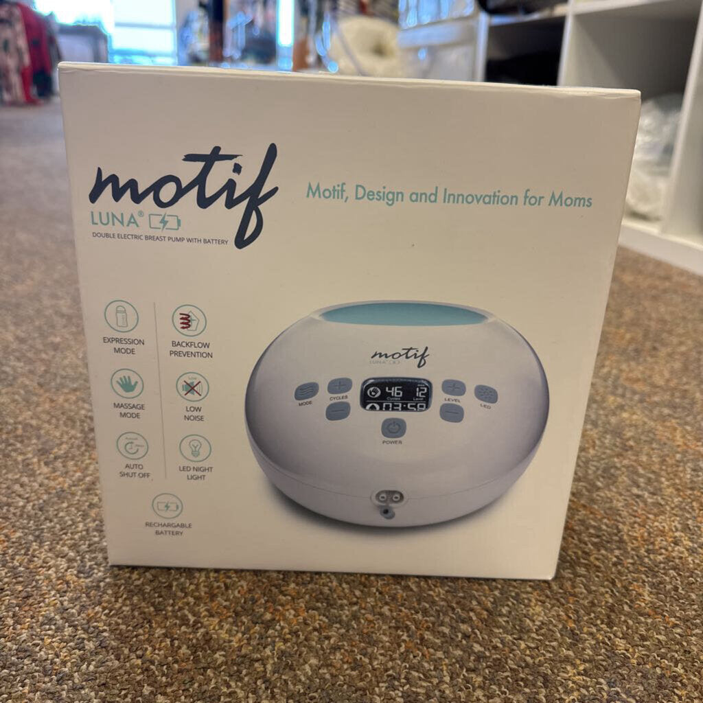 Motif Luna Double Electric Breast Pump w/ Battery