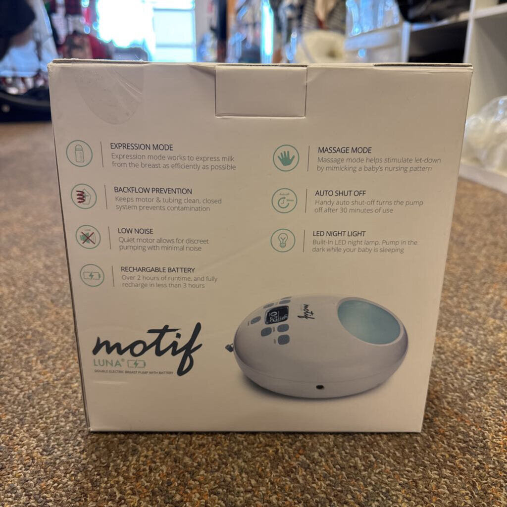 Motif Luna Double Electric Breast Pump w/ Battery