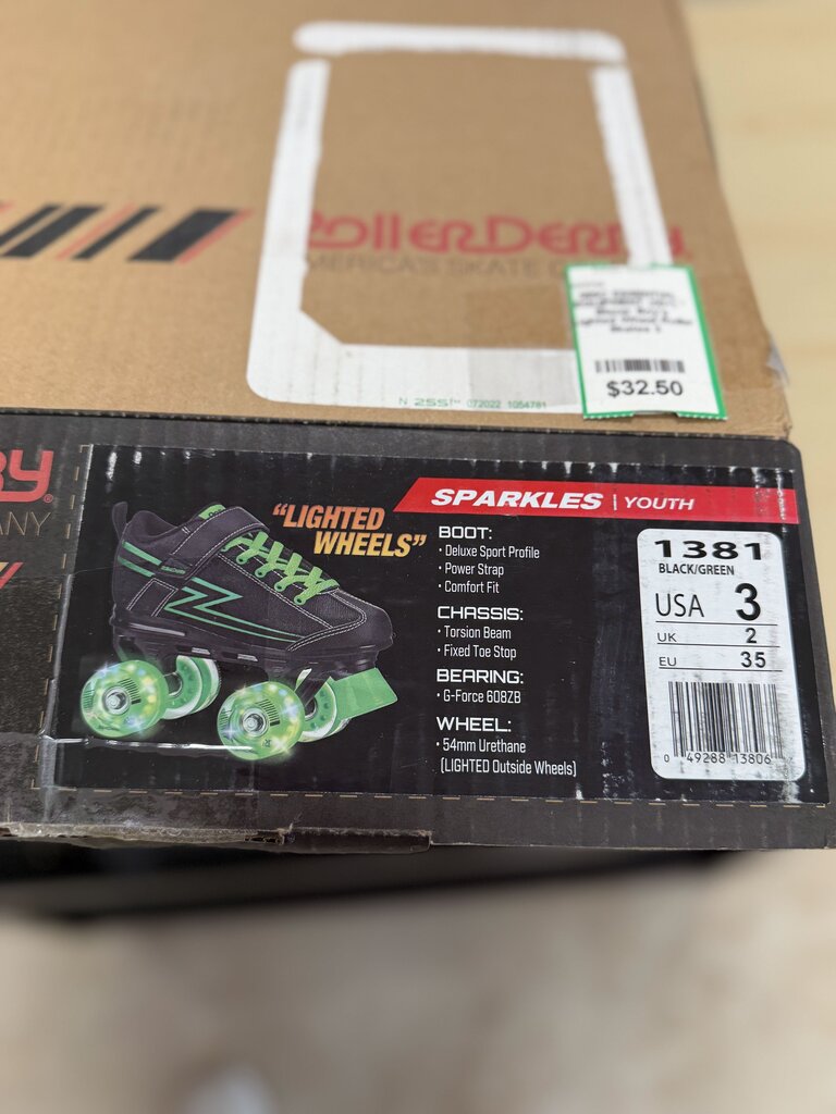 * Blazer Boy's Lighted Wheel Roller Skates