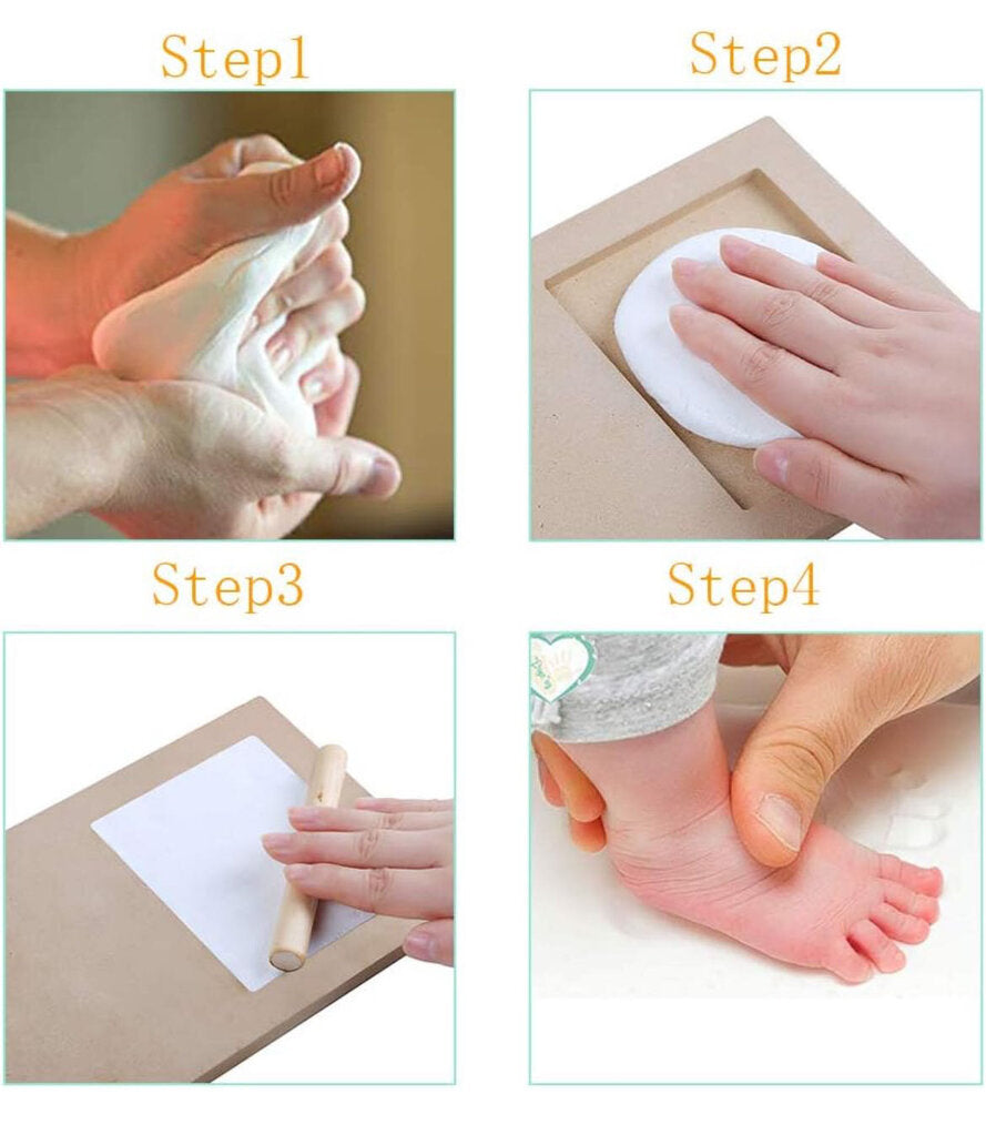 Hand print with frame