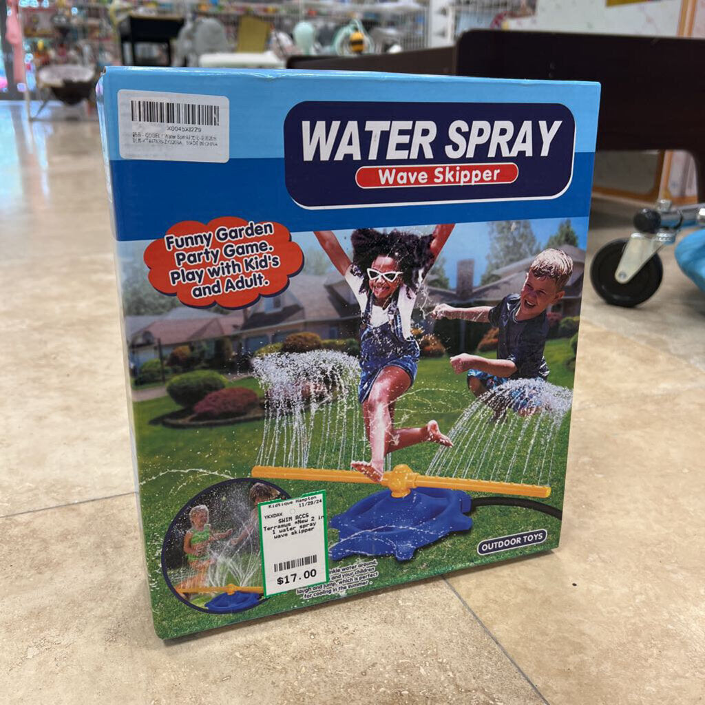 *New 2 in 1 water spray wave skipper