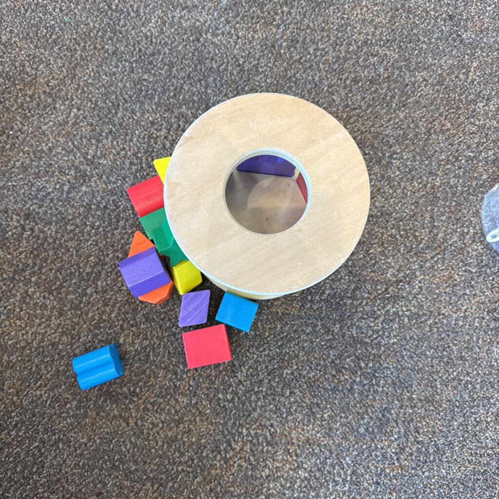 *Wooden shape sorter w/extras