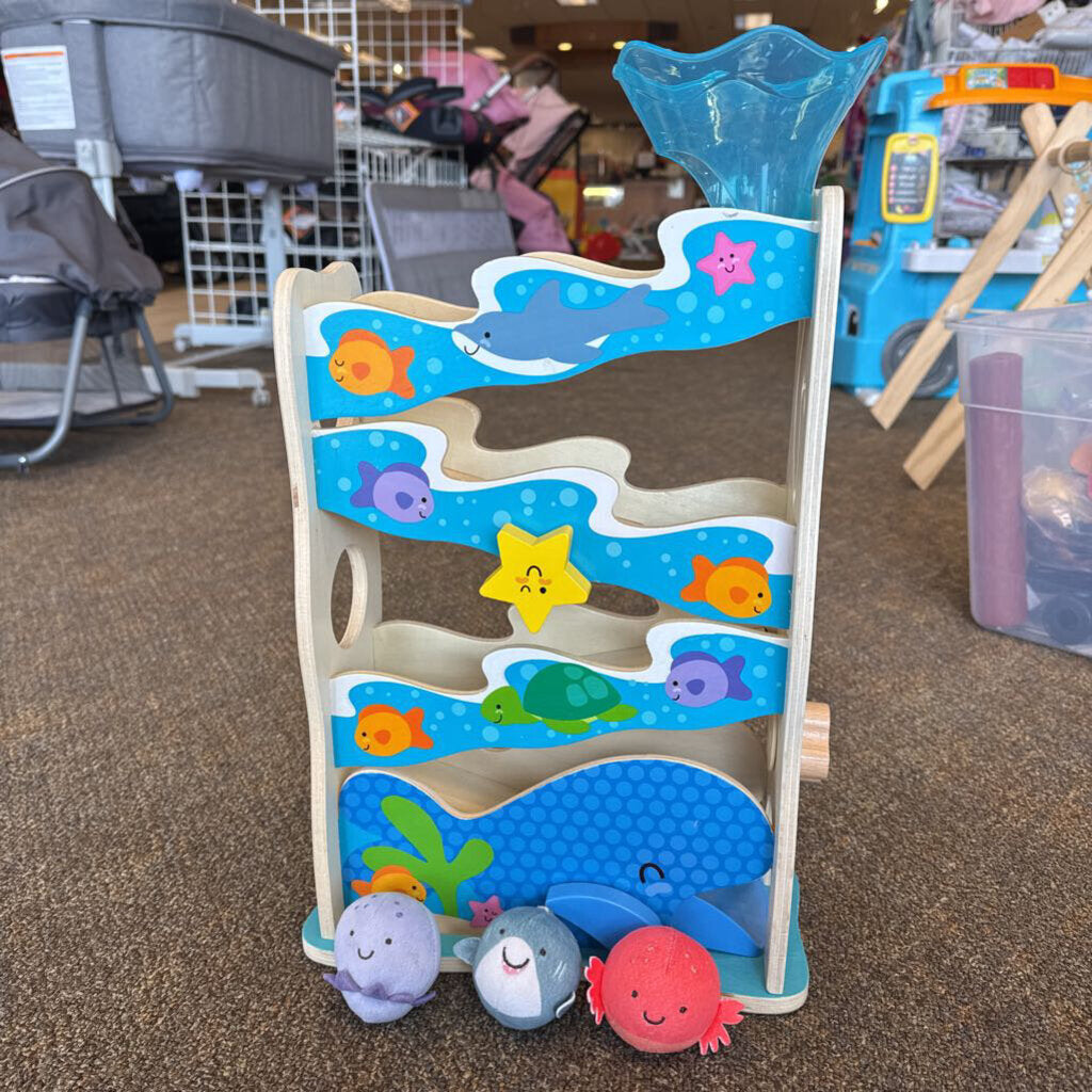 *Rollables Wooden Ocean Slide