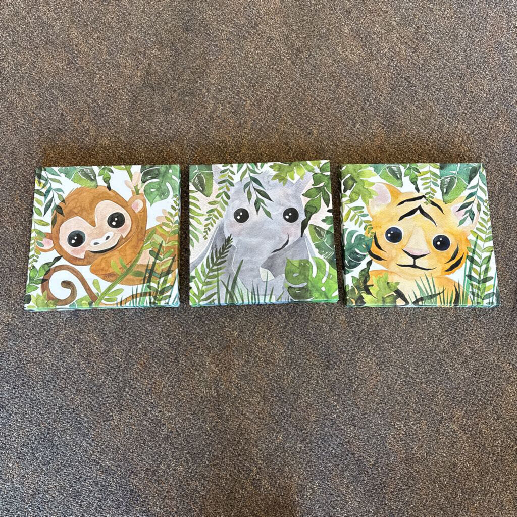 *3pk Jungle Animals