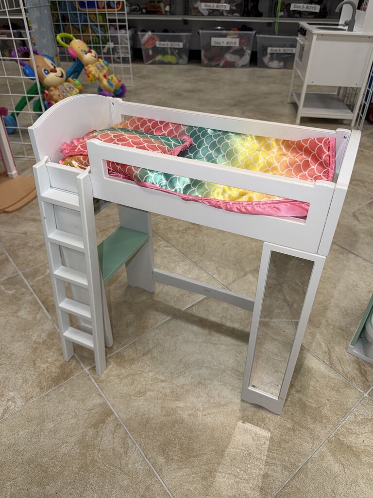 Loft Bed Play Set for 18” Doll