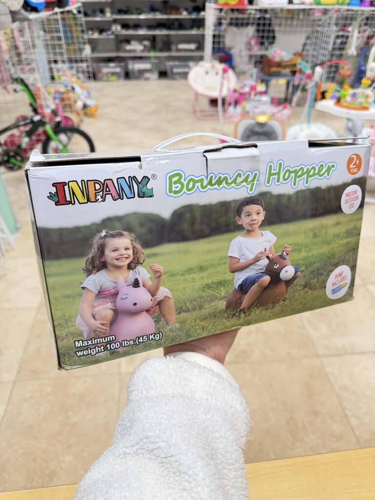 *NEW Bouncy Hopper Horse w/pump