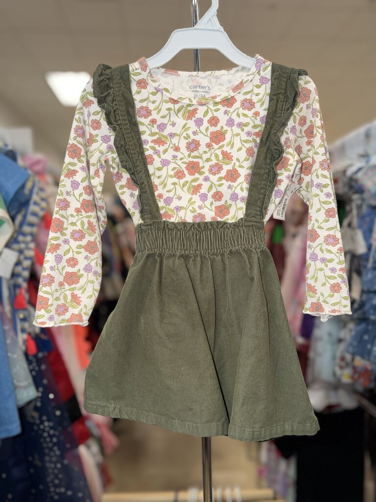 *Green Corduroy Overall