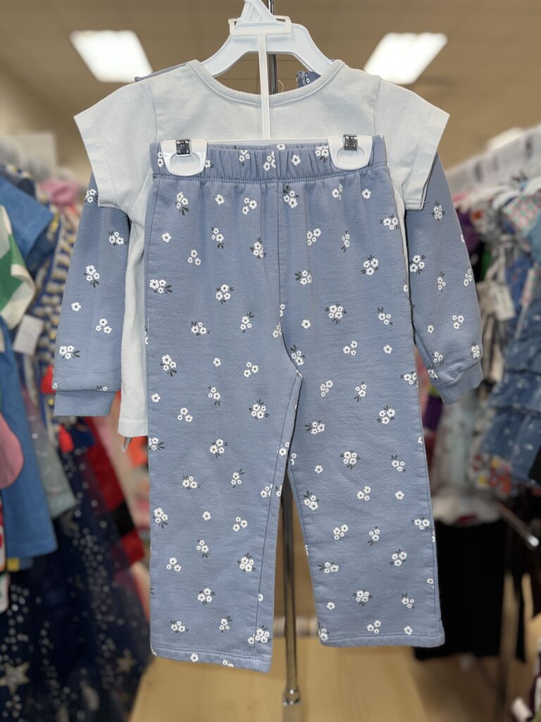 *3pc- Floral Sweatsuit w/Watch me Bloom tee
