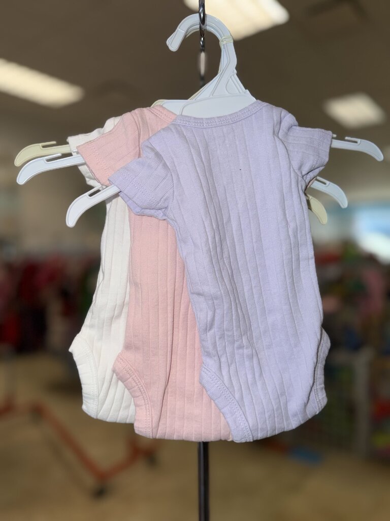 *3pk Pink/White/Purple
