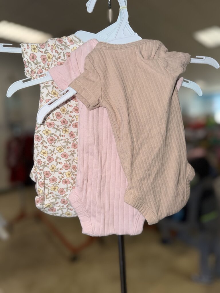 *3pk Floral/Pink/Tan