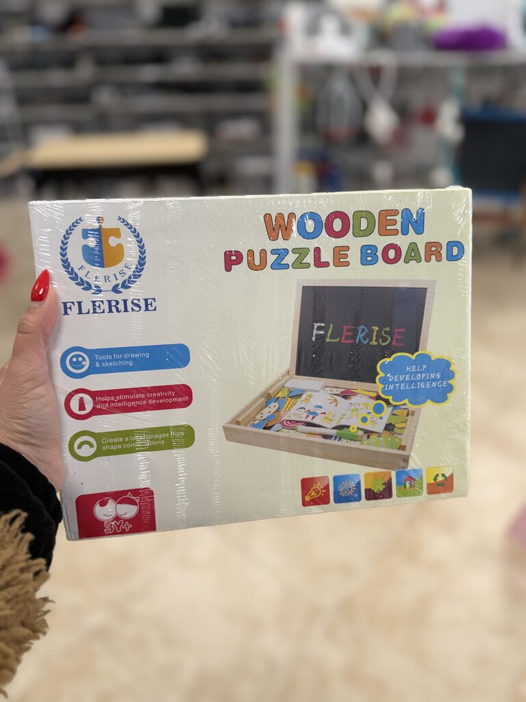 *NEW Wooden Puzzle Board
