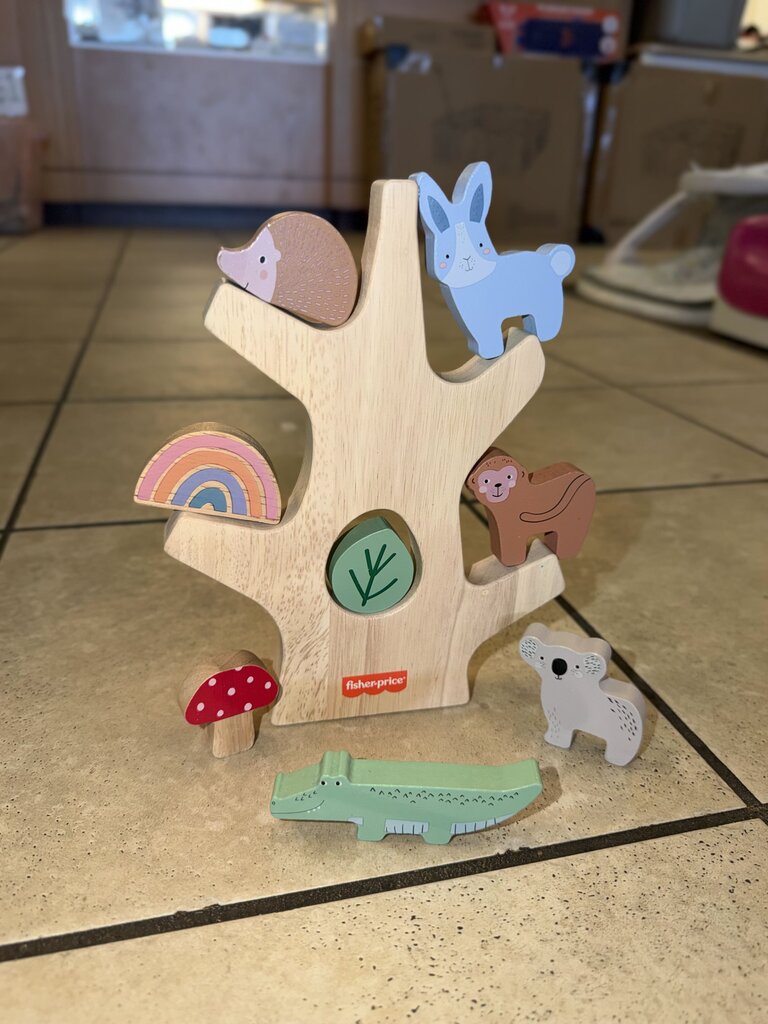 *Wooden Stacking Balance Tree