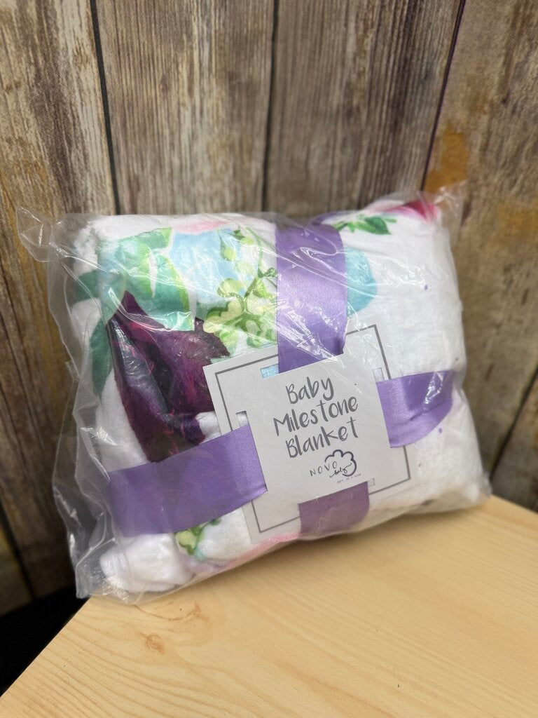 NEW Floral Milestone Blanket