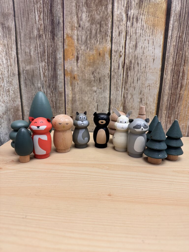 Woodland Animals Figurine Set