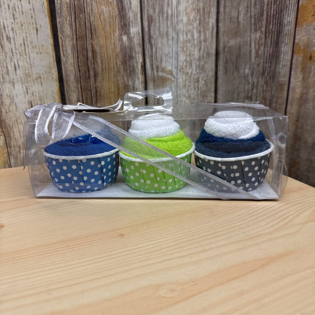 NEW 6 Woven Washcloths Set