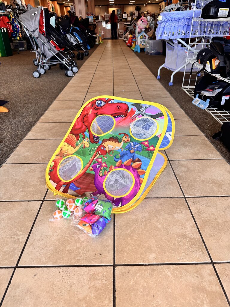 Dinosaur Bean Bag Toss