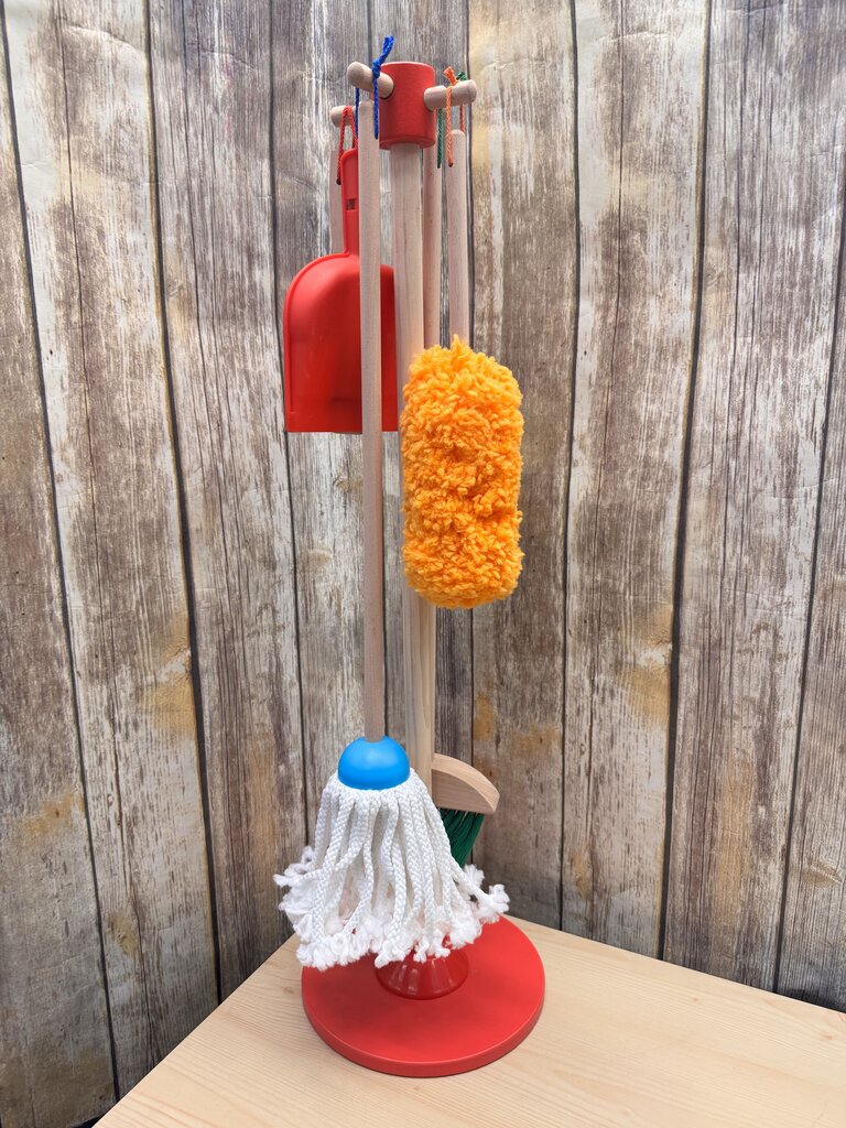 Dust! Sweep! Mop! Cleaning Play Set NEW