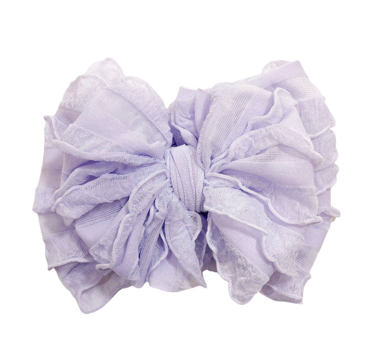 Lavender Ruffled Headband