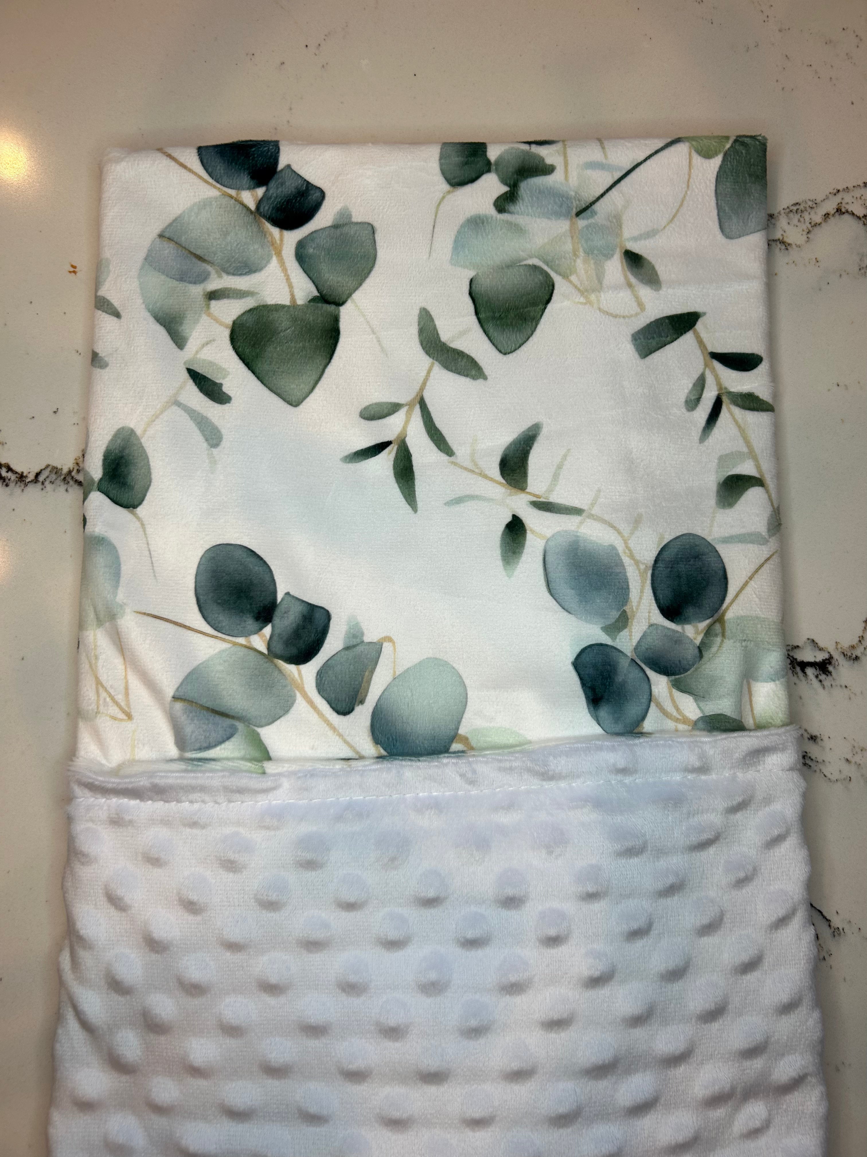 Eucalyptus Embrace Minky Blanket