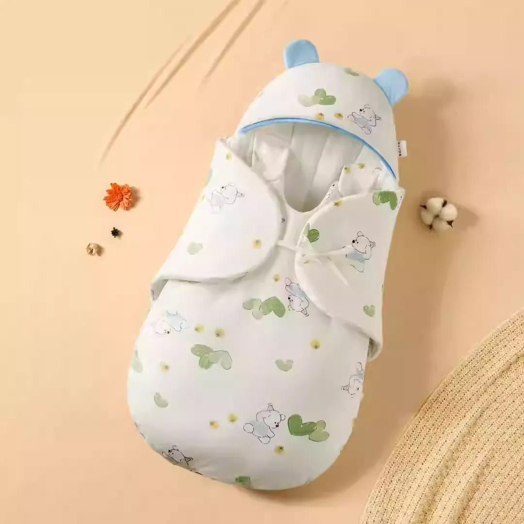 Premium Infant Swaddle Blanket - Ultra Soft Organic Cotton Baby Sleep Wrap