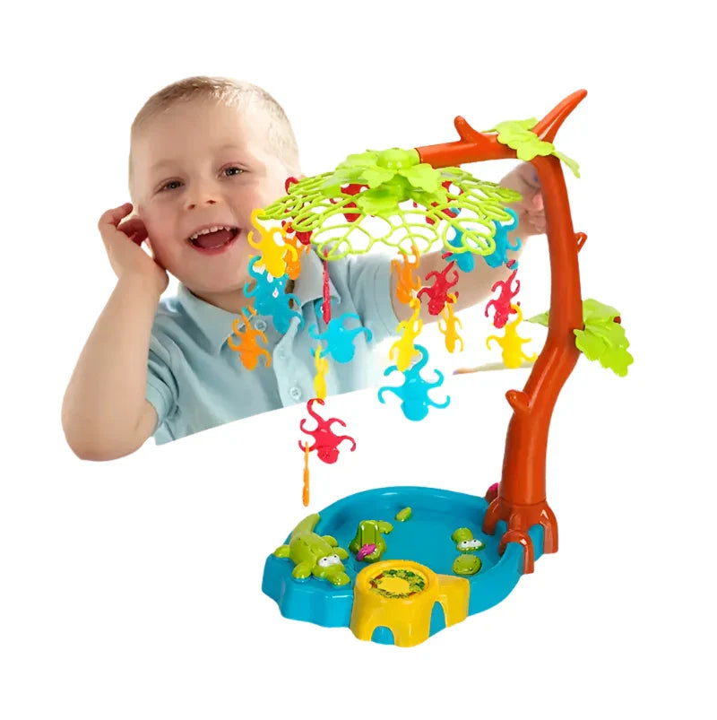 MEACAOFG Balance Math Toys Monkey Balance Scale Interactive Games Thinking Training Learning Educational Toys For Kids Gifts Boardgames