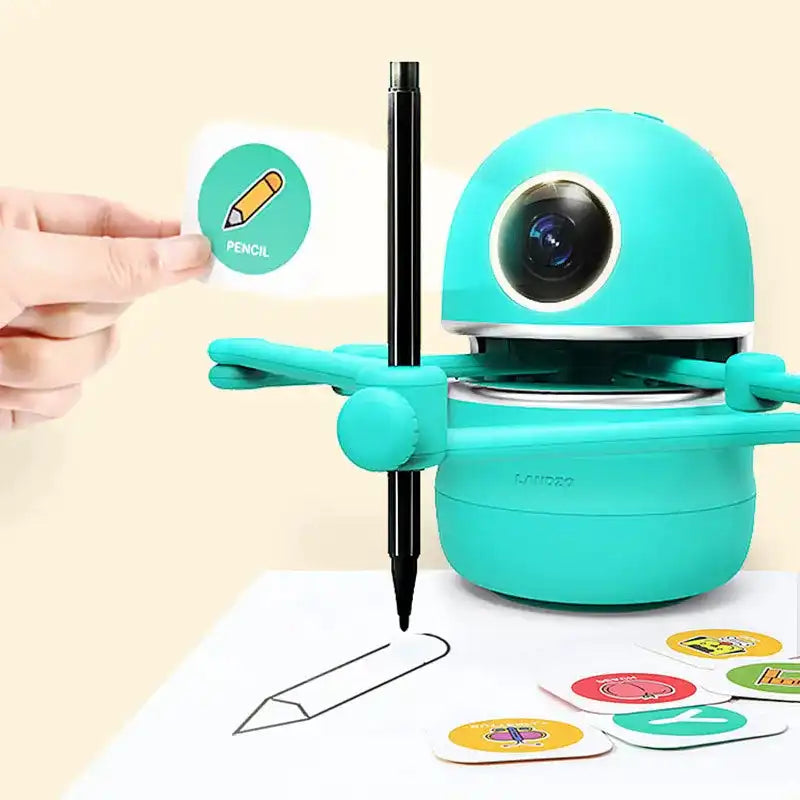 MEACAOFG Kids Innovative Drawing Robot Technology Automatic Painting Learning Art Training Machine Intelligece Toys Quincy Robot Artist