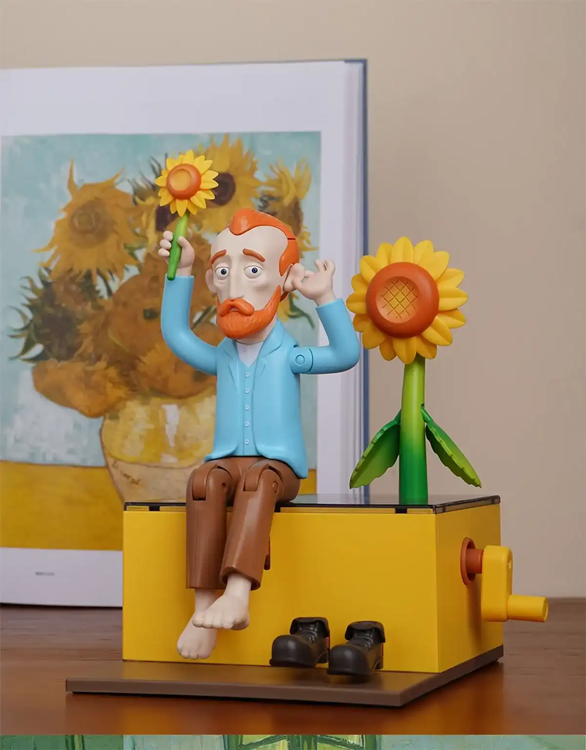 MEACAOFG Mobile Toys M-SKU-20200239 Vincent Willem van Gogh Mobile Art Trend Play Figure Model 20CM Children's and Adult Birthday Gift
