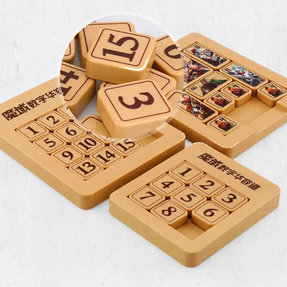 MEACAOFG Moyu Huarong Road Magnetic Digital Jigsaw Brain Gam