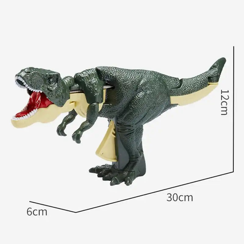 MEACAOFG Children Decompression Dinosaur Toy Creative Hand-operated Telescopic Spring Swing Dinosaur Fidget Toys Christmas Gifts for Kids