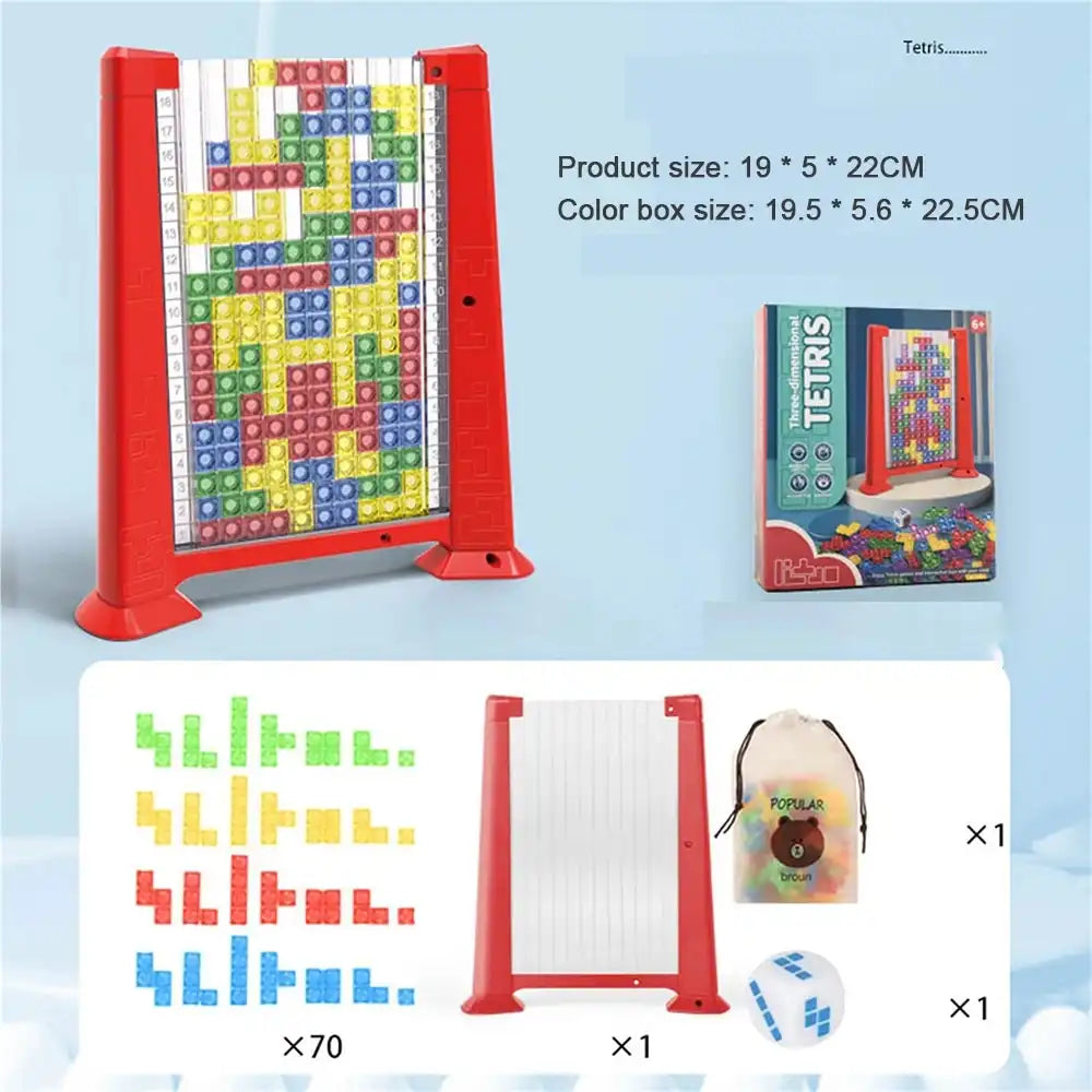 MEACAOFG 2023 Children‘s Toy Wooden 3D three-dimensional Tetris Puzzle Puzzle for Children's Early Education Puzzle Thinking Game Blocks - AliExpress